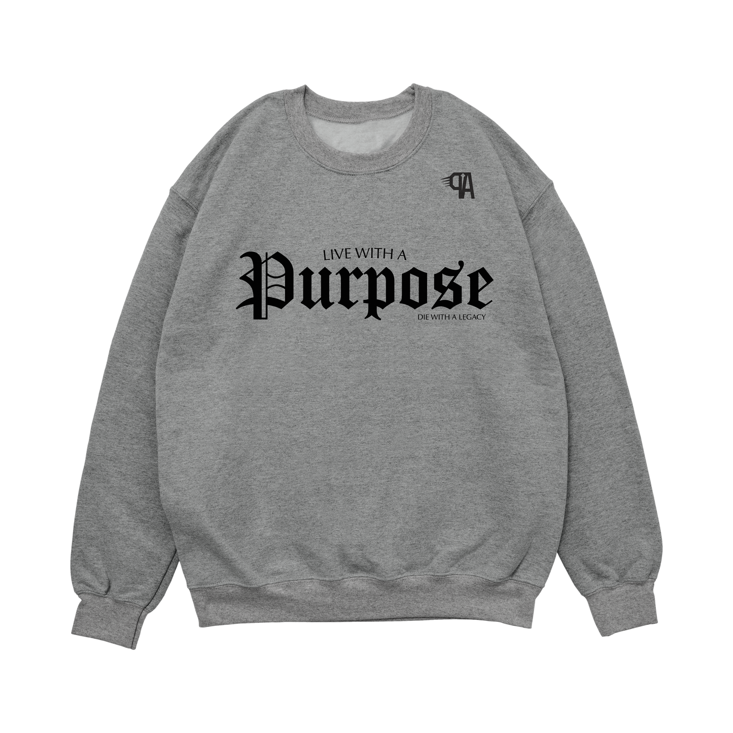 The Motto Gray Crewneck