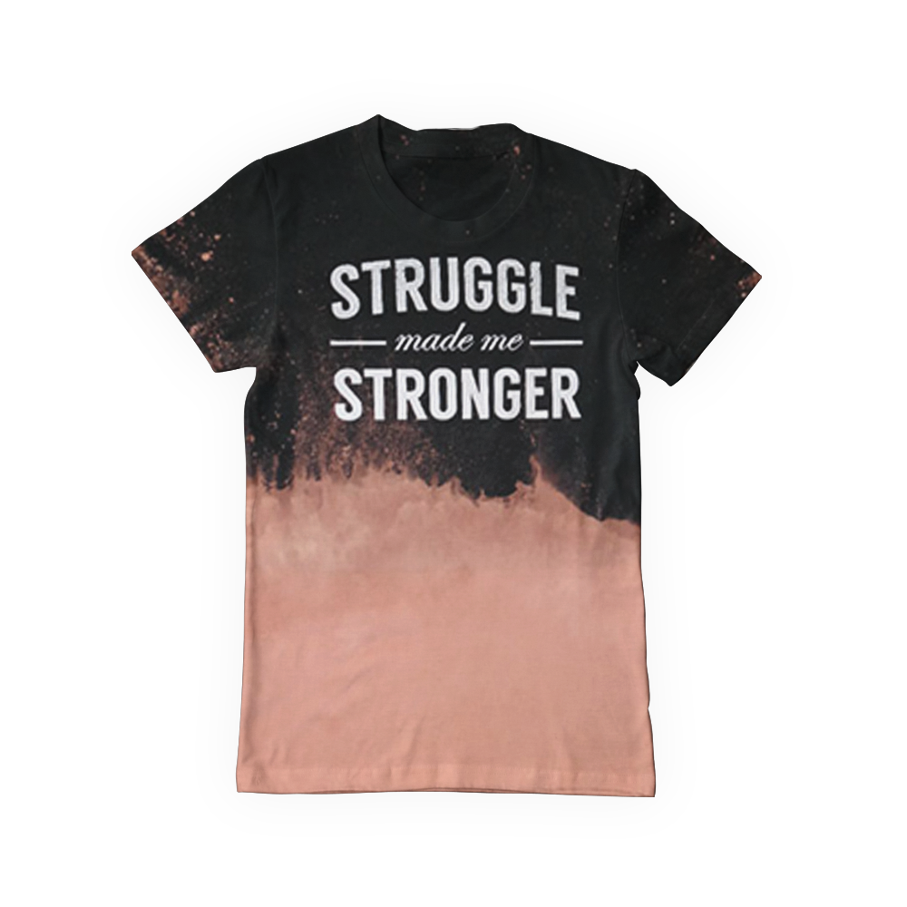 Stronger Bleach Dyed Tee