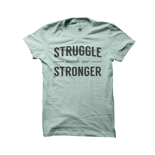 Stronger Triblend Seafoam Green Tee